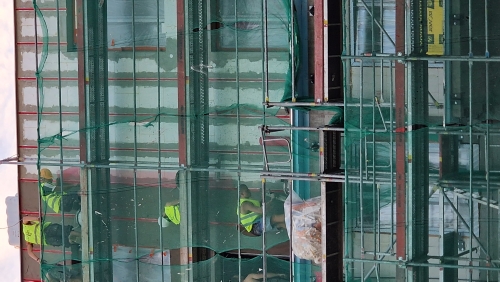 Prace na rusztowaniu