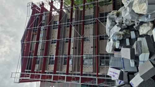 Zaawansowane prace elewacyjne